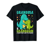 Grandma and Grandson Dinosaur A Bond That Cant Be Broken T-Shirt