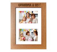 Grandma and Us Photo Picture Frame Double 6x4 Inch Landscape