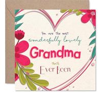 Grandma Birthday Card, The Most Wonderfully Lovely