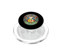 Grandma Blessing Mosaic Window Art PopSockets PopGrip for MagSafe