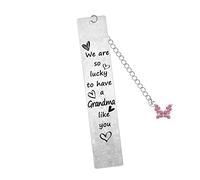 Grandma Bookmark to My Grandma Gifts Grandmother Gifts for Christmas Birthday Thanksgiving Day Mother's Day Present Gifts for Grandma from Granddaughter Grandson