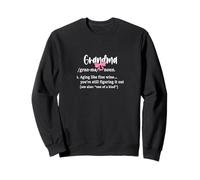 Grandma Bow Coquette Definition Aging like fine wine Sweatshirt