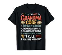 Grandma Code Rules for Grandmas Who Love to Spoil Grandkids T-Shirt