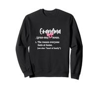 Grandma Cute Dictionary Definition Bow Coquette Sweatshirt