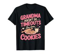 Grandma Doesn't Do Timeouts She Does Cookies Grandmother Value Graphic T-Shirt