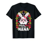 Grandma Easter My Favorite Bunnies Call Me Nana Cute Granny T-Shirt