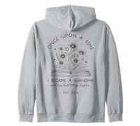 Grandma Est 2026 Floral Book Lover Best Chapter Yet Zip Hoodie