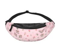 Grandma Floral Apron Fanny Pack- Waist Bag for Travel Running Hands Free | Durable Polyester. Adjustable Strap. Phone Pocket. Great For Travel.