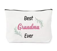 Grandma Gifts,Best Grandma Retirement Thank You Womens Day Thoughtful 60th 40th 50th 70th 80th 90th 65th 75th Birthday Mothers Day Christmas Holiday Useful Gifts from Grandchildren Makeup Bag
