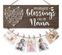 Grandma Gifts Birthday Gifts for Grandma Picture Frame, Mothers Day Grandma Gifts from Grandchildren Grandkids Photo Holder, Best Nana Gifts Nana Birthday Gifts Gigi Grandmother Valentines Day Gifts