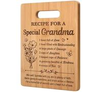 Grandma Gifts, Engraved Bamboo Chopping Board Recipe for a Special Grandma Birthday Gifts, Sentimental Birthday Mother’s Day Christmas Grandmother Presents from Grandchildren