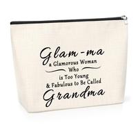 Grandma Gifts from Granddaughter Makeup Bag to My Grandmother Gift Birthday Gift for Grandma Inspirational Gift for Grandmother Cosmetic Bag Mother's Day Birthday Present for Grandma