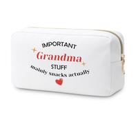 Grandma Gifts from Grandkids Nana Weekend Bag Nana Gifts for Grandma Mothers Day Gifts Grandmother Gifts from Grandchildren Gigi Mimi Granny Cosmetic Bag Grandma Christmas Birthday Gifts Travel Pouch