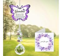 Grandma Gifts, Gift for Grandma from Grandchildren Sun Catchers, Birthday, Retirement, Grandparents Day Presents for Nanny Nana from Grandkid