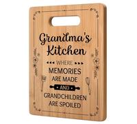 Grandma Gifts, Grandma Birthday Gifts - Unique Handmade Bamboo Cutting Board, Kitchen Gifts for Grandma from Grandchildren, Grandma Gifts Idea, 11"x8.5"