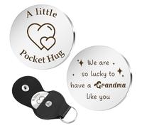 Grandma Gifts, Nana Gifts, Granny Gifts, Grandma Birthday Gifts, Nanna Gifts Pocket Hug, Grandma Mothers Day Gift, Best Grandma Gifts from Grandchildren, Grandmother Gift, Nana Christmas Gifts