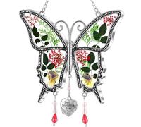 Grandma Gifts, Suncatcher Butterfly Garden Grandma Grandma Birthday Gifts, Best Grandma Ever Wind Chime Christmas for Grandma Granny Nan Nanny Gifts
