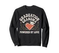 Grandma Graduation Crew 2026 Powered by Love Retro Style Sweatshirt