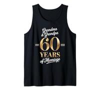 Grandma & Grandpa 60th Anniversary 1966 2026 Diamond-Wedding Tank Top