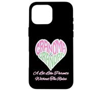 Grandma Grandpa Heart A Lot Like Parents No Rules Family Case for iPhone 16 Pro Max