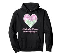 Grandma Grandpa Heart A Lot Like Parents No Rules Family Pullover Hoodie