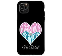 Grandma Grandpa Heart No Rules Loving Family Case for iPhone 11 Pro Max