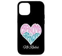 Grandma Grandpa Heart No Rules Loving Family Case for iPhone 12/12 Pro