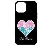 Grandma Grandpa Heart No Rules Loving Family Case for iPhone 12 Pro Max
