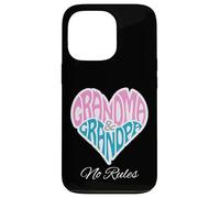Grandma Grandpa Heart No Rules Loving Family Case for iPhone 13 Pro