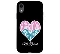 Grandma Grandpa Heart No Rules Loving Family Case for iPhone XR
