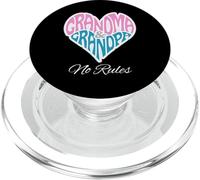 Grandma Grandpa Heart No Rules Loving Family PopSockets PopGrip for MagSafe