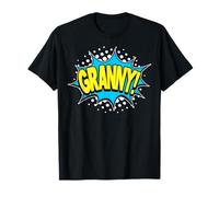 Grandma Granny! Verb Action Word Comic Book Style Pop Art T-Shirt