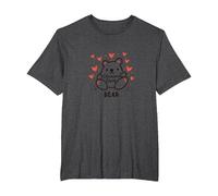 Grandma Great Bear: Adorable Cartoon for Loving Nanas T-Shirt, Men's Big and Tall, Dark Heather Grey, 4X Tall