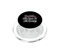 Grandma Has Gone To The Coast Beach Ocean Sea Vacation PopSockets PopGrip for MagSafe