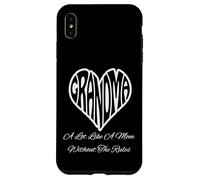 Grandma Heart A Lot Like A Mom No Rules Case for iPhone XS Max