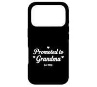 Grandma In 2026 Heart Script Family Announcement Design Case for iPhone 17 Pro