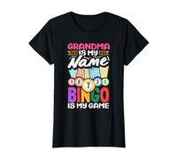Grandma Is My Name Bingo Is My Game Funny Lottery Player T-Shirt