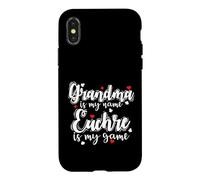 Grandma is my Name Euchre is my Game Case for iPhone X/XS