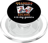 Grandma Is My Name Euchre Is My Game - Funny Euchre Player PopSockets PopGrip for MagSafe