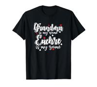 Grandma is My Name Euchre is My Game Value Graphic T-Shirt, Men, Black, XL