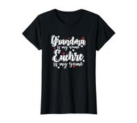 Grandma is My Name Euchre is My Game Value Graphic T-Shirt, Women, Black, XL