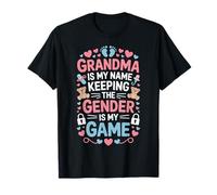Grandma is My Name Gender Secret Baby Announcement T-Shirt