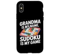Grandma Is My Name Sudoku Is My Game Case for iPhone X/XS