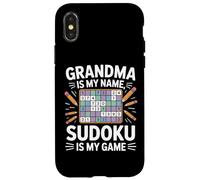 Grandma Is My Name Sudoku Is My Game Case for iPhone X/XS