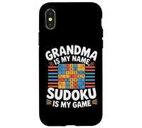 Grandma Is My Name Sudoku Is My Game Case for iPhone X/XS