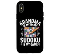 Grandma Is My Name Sudoku Is My Game Case for iPhone X/XS