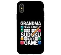 Grandma Is My Name Sudoku Is My Game Case for iPhone X/XS