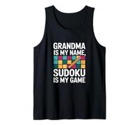 Grandma Is My Name Sudoku Is My Game Fun Tank Top