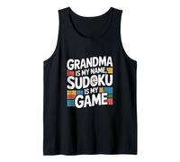 Grandma Is My Name Sudoku Is My Game Fun Tank Top