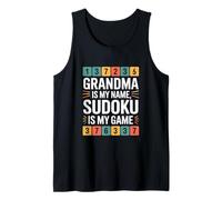 Grandma Is My Name Sudoku Is My Game Tank Top